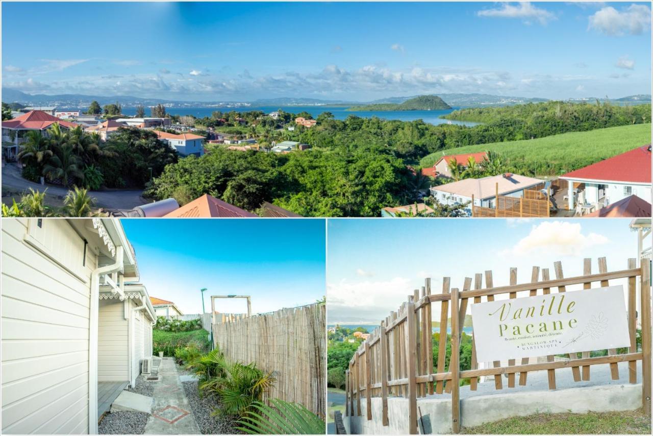 Bungalow Vanille Pacane - Vue Mer Avec Spa Prive Les Trois-Ilets Luaran gambar