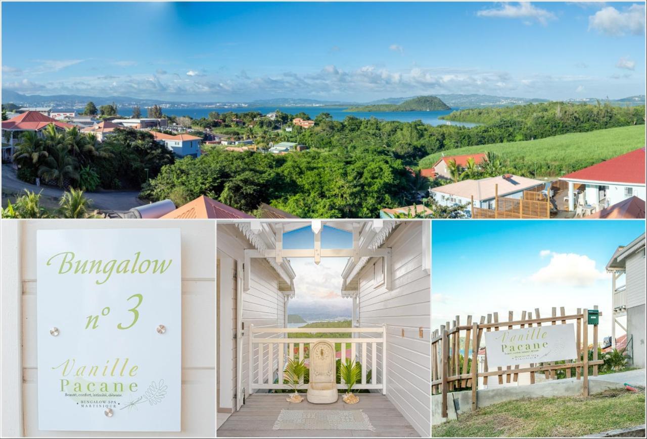 Bungalow Vanille Pacane - Vue Mer Avec Spa Prive Les Trois-Ilets Luaran gambar
