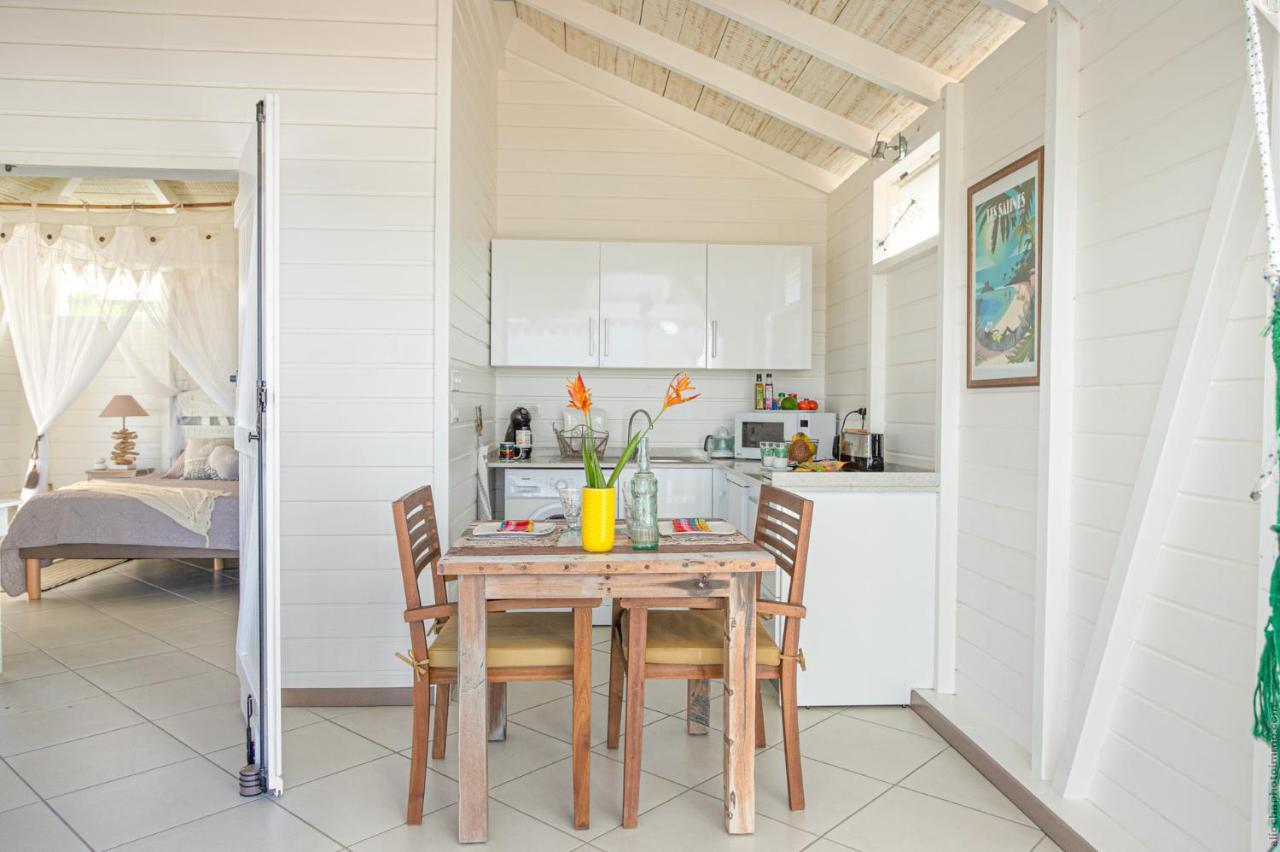 Bungalow Vanille Pacane - Vue Mer Avec Spa Prive Les Trois-Ilets Luaran gambar